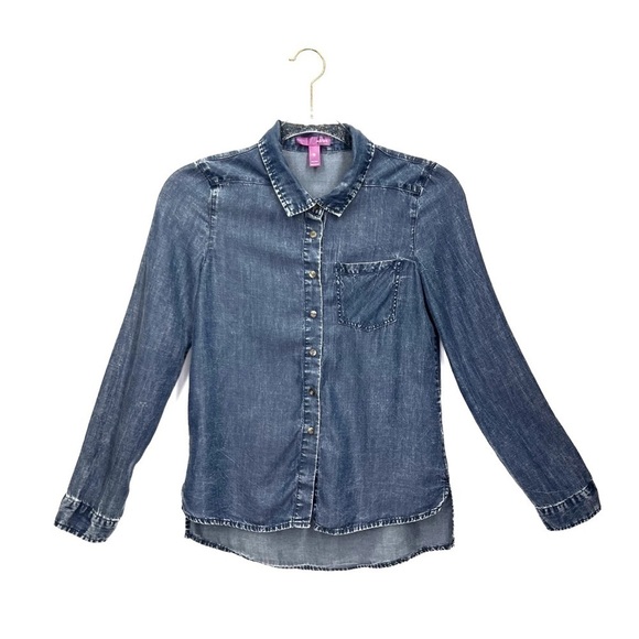 NEW Aqua Girl’s Button Down Shirt - Picture 1 of 5